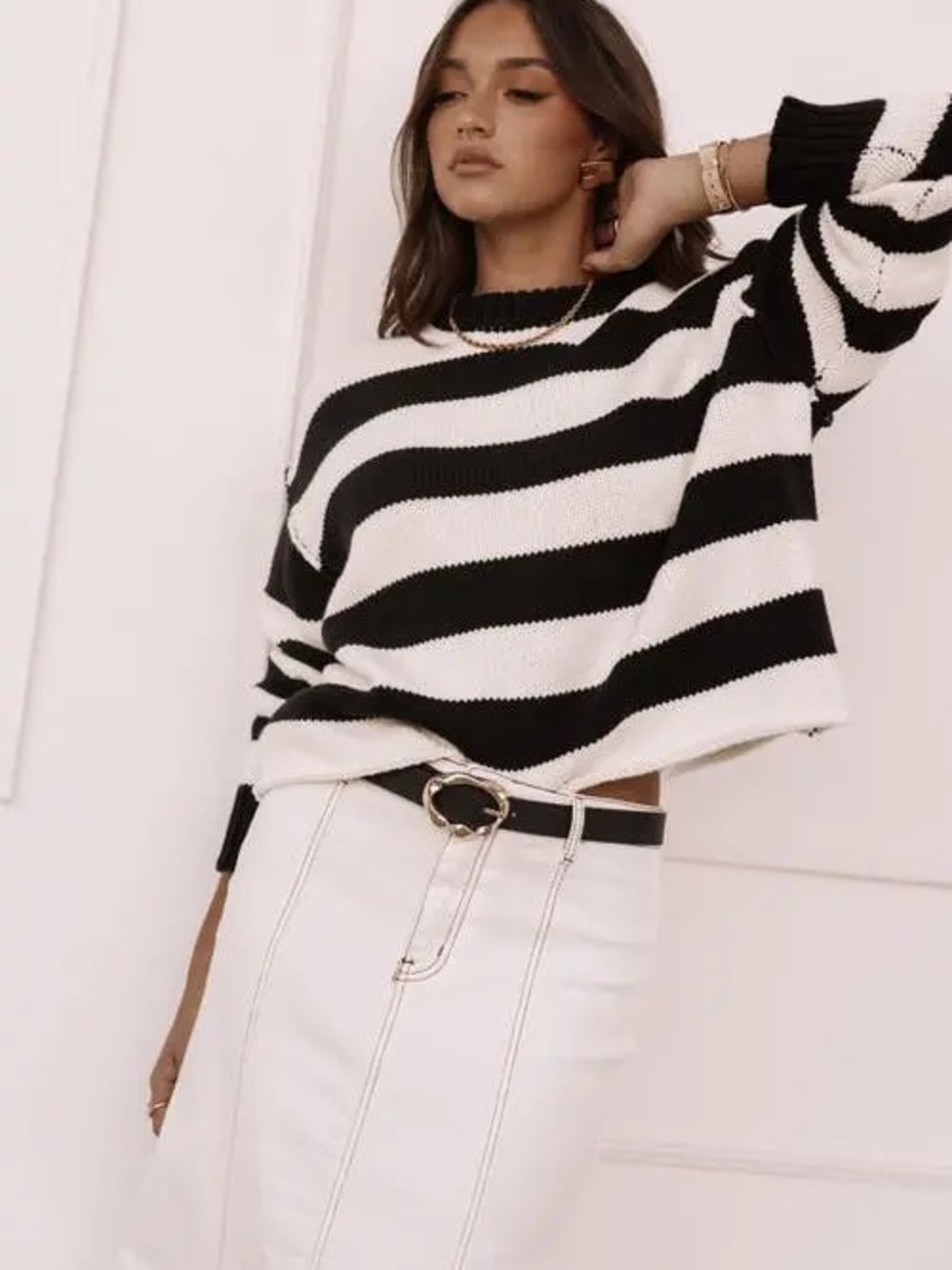 Petal & Pup Gretchen Striped Sweater